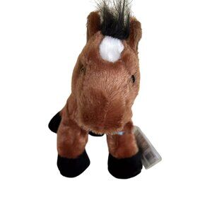 Ganz Webkinz Brown Arabian Horse Pony Plush Stuffed Animal Sealed Code Tag HM101